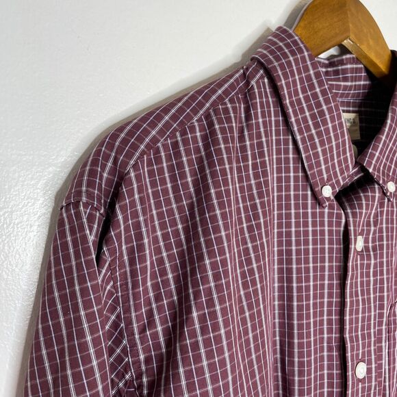 Duluth Wrinkle Fighter Plaid Long Sleeve Button Up Shirt Size Large Men’s - Picture 4 of 11